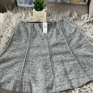 Loft Grey Fleece mini skirt